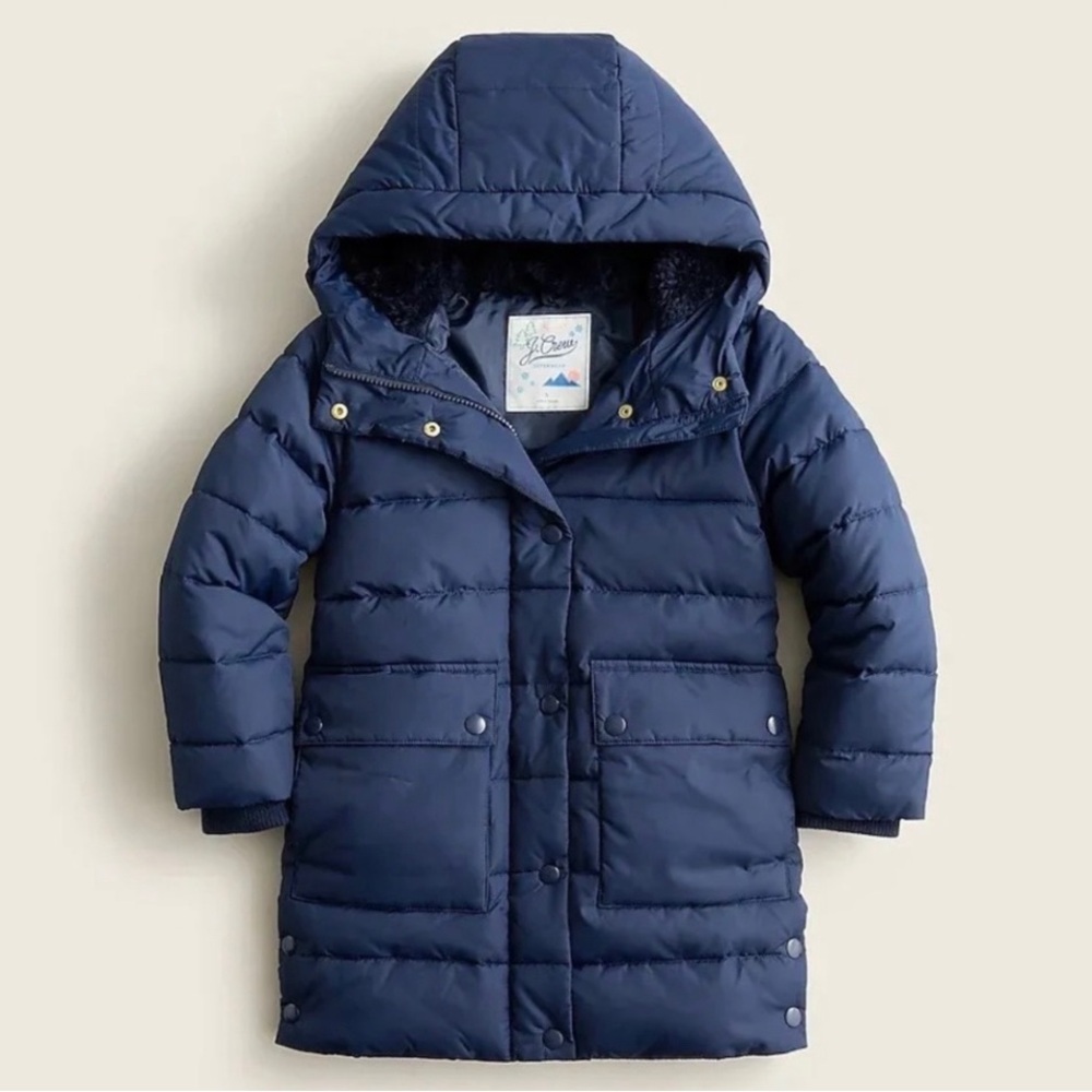 ❤️ CREWCUTS Girls' cocoon puffer coat with PrimaLoft